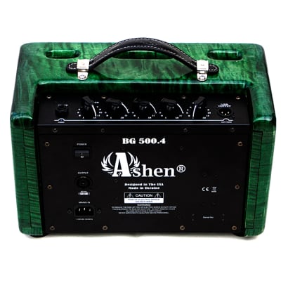NEW! Ashen "Zeus" 500 Watts Bass Guitar Amplifier Head Emerald image 5