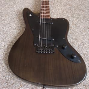Fernandes JG-75 Jaguar 1996 Dark Brown Active pickups Ash body | Reverb