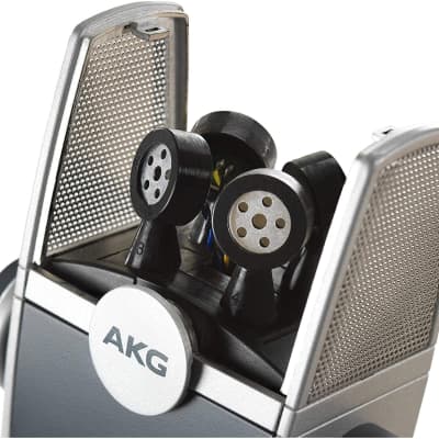 AKG Pro Audio Lyra Ultra-HD, Four Capsule, Multi-Capture Mode, USB-C Condenser Microphone for Recording and Streaming with Pop Filter, Extension USB Cable, and 4-Port USB Hub Bundle image 7