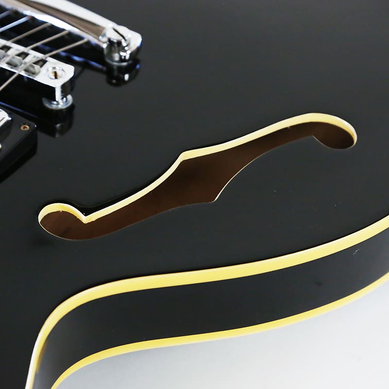 1995 Vantage 635V Black Used 335 Semi Hollow Electric Guitar