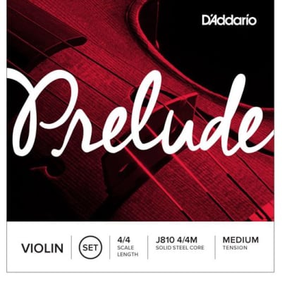 D'Addario J810-44M Prelude 4/4-Scale Violin Strings - Medium | Reverb