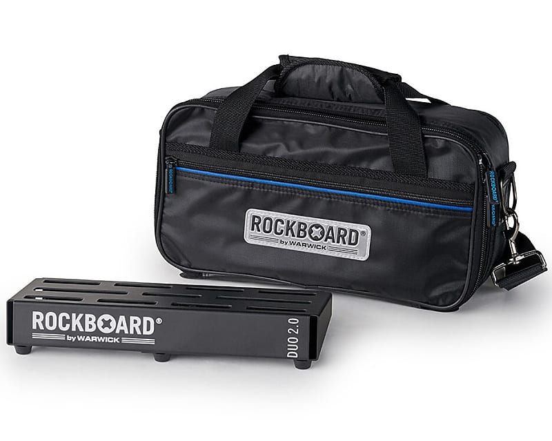 Rockboard Duo 2.0 Pedalboard w/ Pro Gig Bag image 1