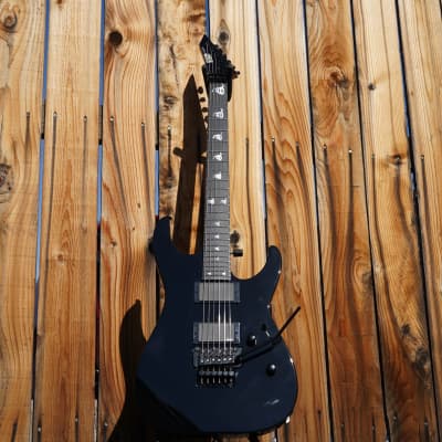 ESP CUSTOM SHOP M-II FR Black w/Snake inlays 6-String Electric Guitar w/ Case (2025) image 7