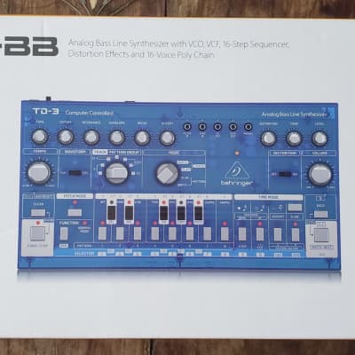 Behringer TD-3-BB Analogue Bass Synthesizer 2024
