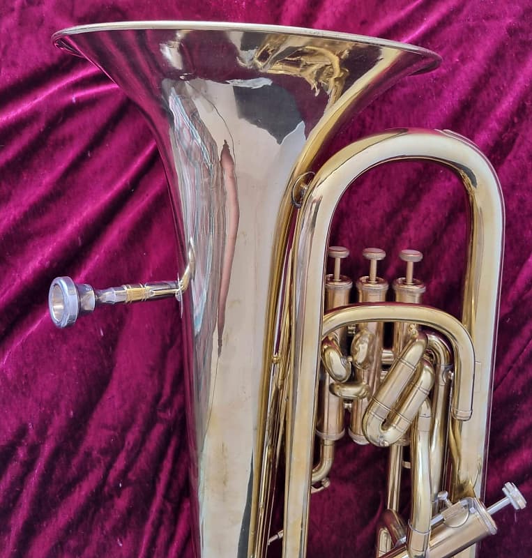 Willson 2900 Euphonium raw brass w/ Wiseman hard case! Reverb