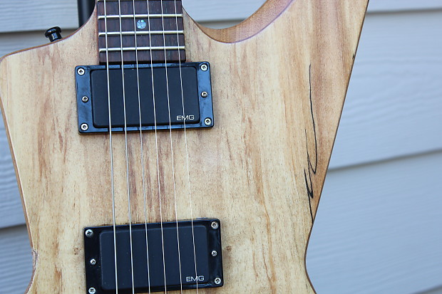 2009 ESP LTD FX-260SM Spalted Maple Explorer Electric Guitar