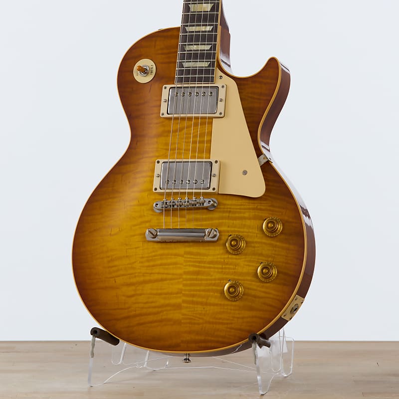 Gibson Custom 1959 Les Paul Standard Reissue, Golden Poppy Burst | Demo image 1