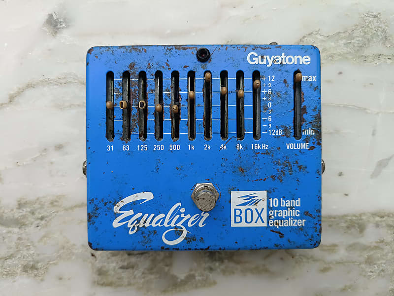 Guyatone PS-111 Equalizer Box 10-Band Graphic EQ 1970s - Blue image 1