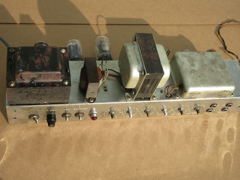 Vintage 1959 Fender Bassman Amplifier Chassis Working Holy | Reverb