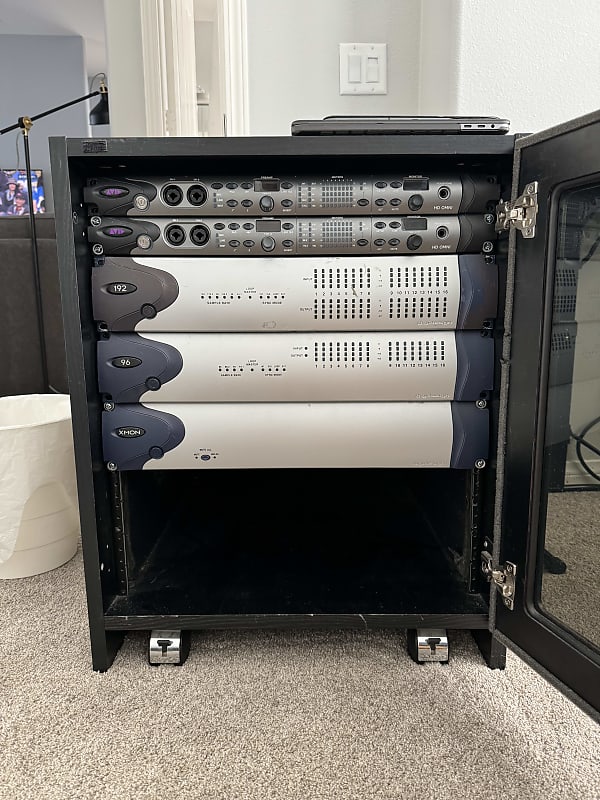 25" tall rolling rack mount enclosure with exhaust fan Reverb