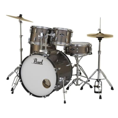 Pearl Roadshow 5 pc Set w/Hardware & Cymbals Bronze Metallic RS525SC/C707 image 4
