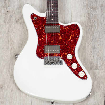 Suhr Classic JM HH Guitar, Gotoh 510 Tremolo, Olympic White image 2