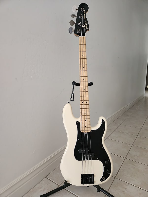 Fender American precision bass neck MIM body EMG Geezer Gotoh | Reverb