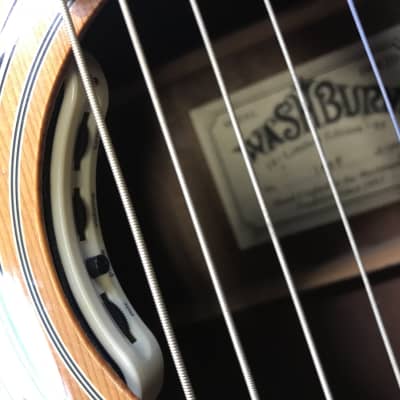 Washburn D95 LTD # 1484 of 1995 acoustic-electric guitar 1995 with original Washburn hard case. image 15