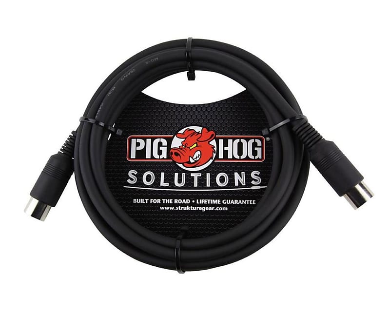 Pig Hog PMID10 10' 5-Pin MIDI Control Cable image 1