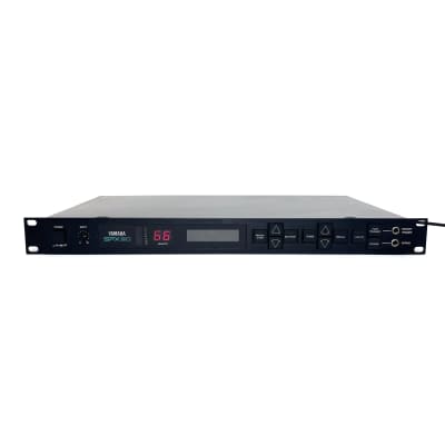 Yamaha SPX90 Digital Sound Processor 1980s - Vintage Effect Rack Made in Japan Black image 1