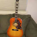 Epiphone Hummingbird Pro FC Acoustic Electric Guitar 2000s Faded Cherry New electronics & Hard Case