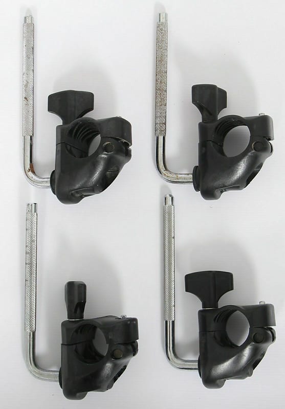 4x Roland Drum Pad Clamps MDH10U Mounts + LArm/Rods VDrums Reverb