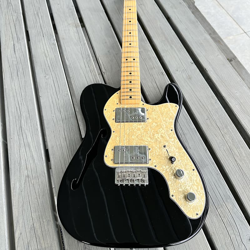 Fender FSR American Vintage '72 Telecaster Thinline 2012 - 2013 - Black image 1