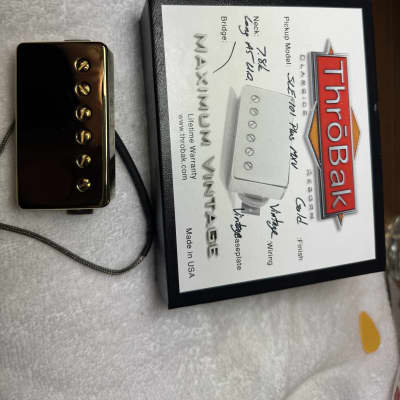 Throbak SLE-101 Plus MXV PAF Humbucker Aged Nickel Pickups | Reverb