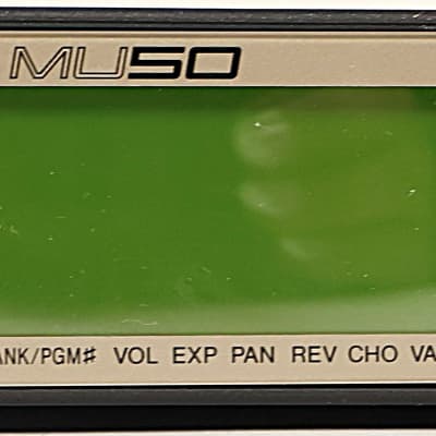 Yamaha MU50 Tone Generator MiDI Sound Module *Not Tested/Sold As Is*