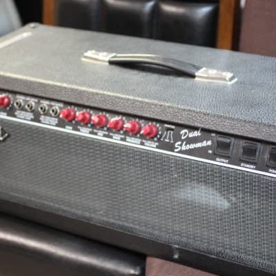 Fender Dual Showman Head 1980-90s 'Red Knob' image 4