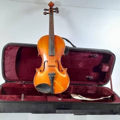 Kiso Suzuki Model 7117 size 15.5 viola, Japan 1973, Very Good Cond, w/ case&bow image 20