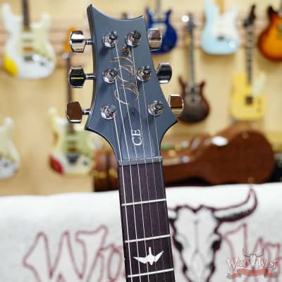 Paul Reed Smith PRS Wild West Guitars Special Run CE 24 Painted Black Neck 57/08 Pickups Orange 7.55 LBS image 5