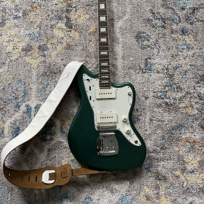 Fender / Partscaster Jazzmaster 2018 Metallic Sherwood Green - Fender USA Pure Vintage '65 pups image 3