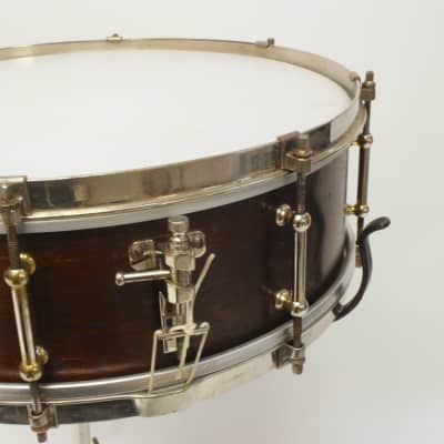 Decolite 5x15 Duplex Snare Drum Shell All Vintage Nickel Hdwr 1900s image 13