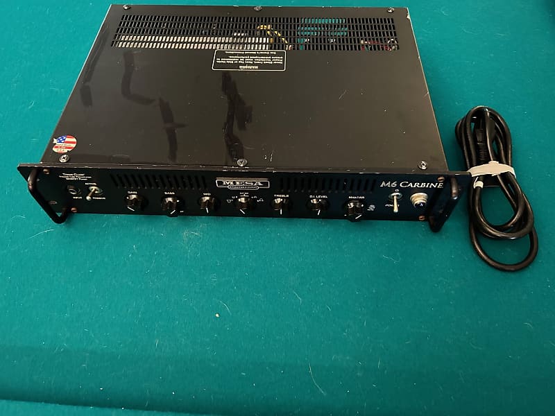 Mesa Boogie M6 Carbine 600-Watt Rackmount Bass Amp Head 2008 - 2019 - Black  | Reverb