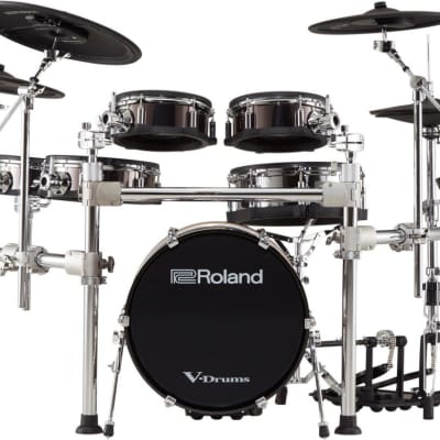 Roland TD-50KV-2 6-Piece Electronic Drum Set with Rack, KD-180 Kick Pad