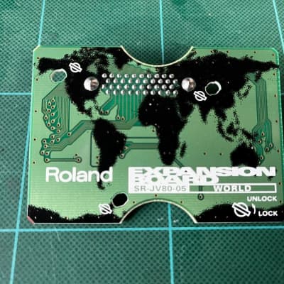 Roland SR-JV80-05 World Expansion Board 1990s - Green