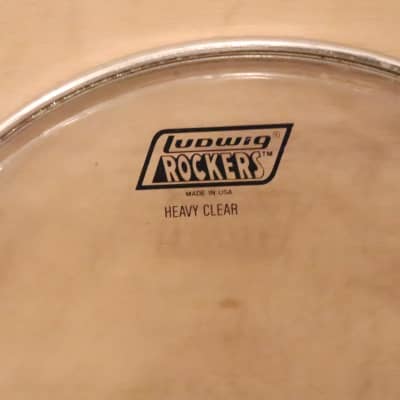 Ludwig Rockers 10" Heavy Clear Tom Drum Head Vintage image 2