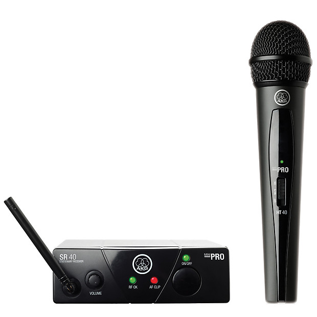 AKG WMS40 Mini Wireless Vocal Microphone System (Band 45A) image 1