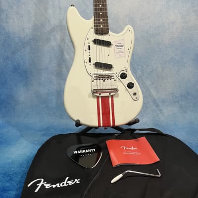 2023 Fender Japan Mustang White Red FSR Limited Competition Traditional 60s MIJ image 19