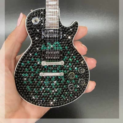 Slash Gibson Les Paul 1:4 miniature replica Anaconda Burst 2024 - Swarovski Crystals image 4