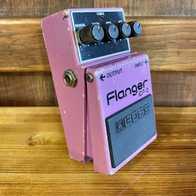 Boss BF-2 Flanger 1980-1984 (Black Label) Made In Japan | Reverb 