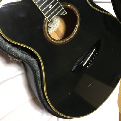 Yamaha Apx-10s Electric/Acoustic guitar black | Reverb