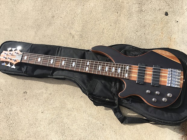 Left handed 6 string sales bass guitar
