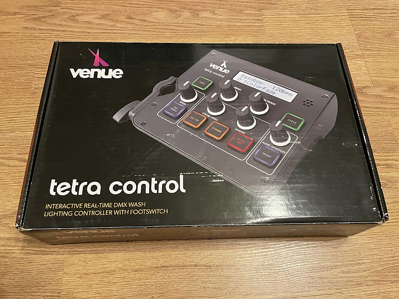 Venue Tetra Control DMX Controller and Footswitch Reverb