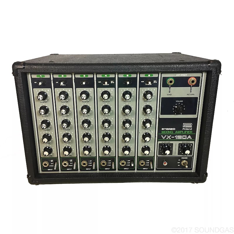 Roland VX-120A Mixing Amplifier 6-Channel Powered Mixer | Reverb