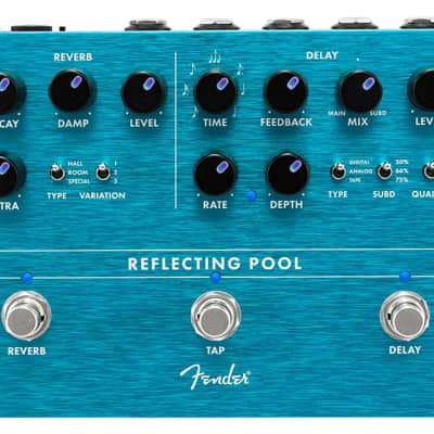 Reflecting Pool Delay/Reverb, effects pedal for guitar or bass image 1