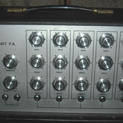 Laney PA 100w 6 channel PA head EL34 vintage valve amplifier tube amp Klipp image 2