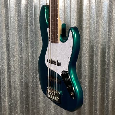 G&L USA BTO JB5 5 String Bass Emerald Green JB-5 & Bag #8078 image 7