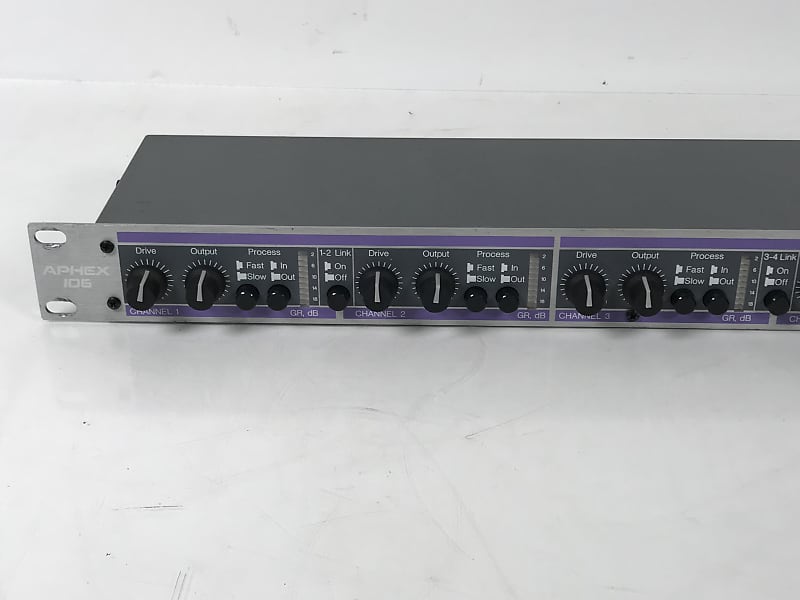 APHEX　Model 106　Easyrider　4チャンネルコンプレッサー APHEX 106 Easyrider 4 Channel Compressor with Power Supply