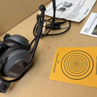 Telex Aviation noise reduction headset headphones microphone set / pilot image 10