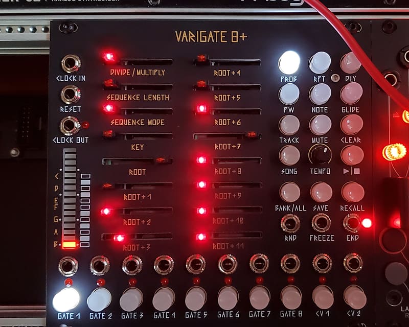 Malekko Varigate 8+ Gate Drum Sequencer Eurorack Modular Module! Black image 1