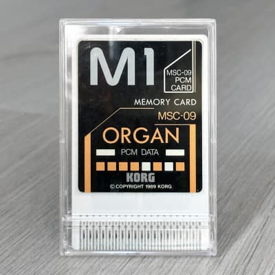 Korg M1 PCM waveform ROM card MSC-09 Organ