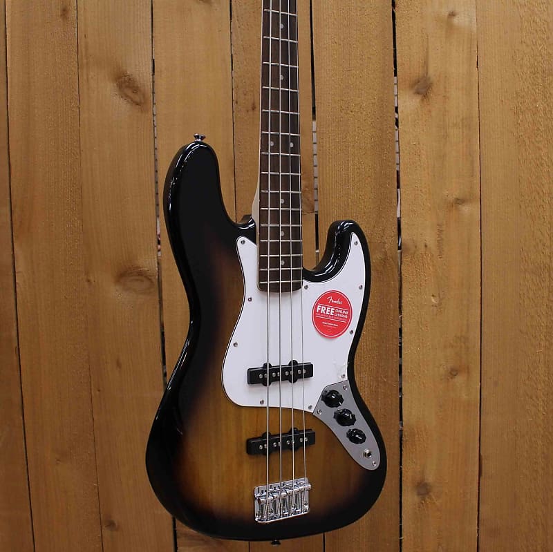 Squier Affinity Series Jazz Bass, Brown Sunburst | Reverb